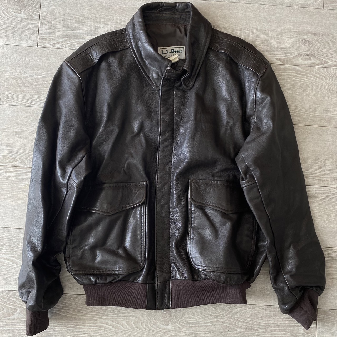 中田圭佑L.L.Bean A-2 vintage leather 中田圭佑 - レザージャケット
