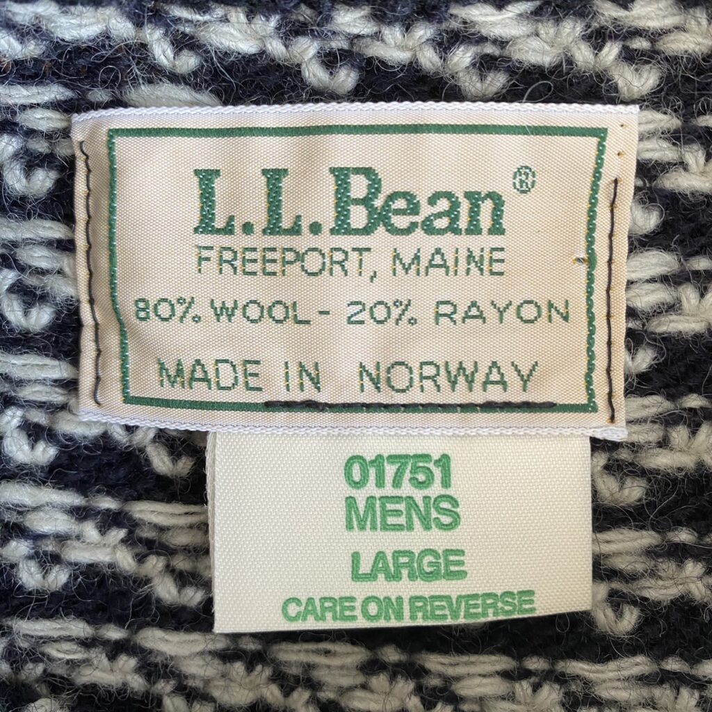 在原みゆ紀着用のL.L.beanのバーズアイニットセーターを買ってみた 