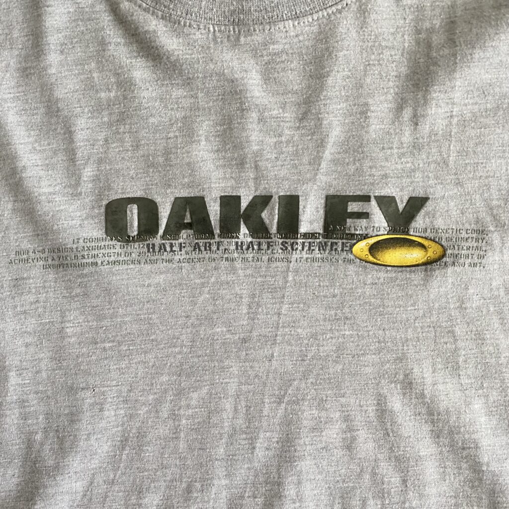 oakeley オークリー　90s　ロンT　ロゴ　デザイン