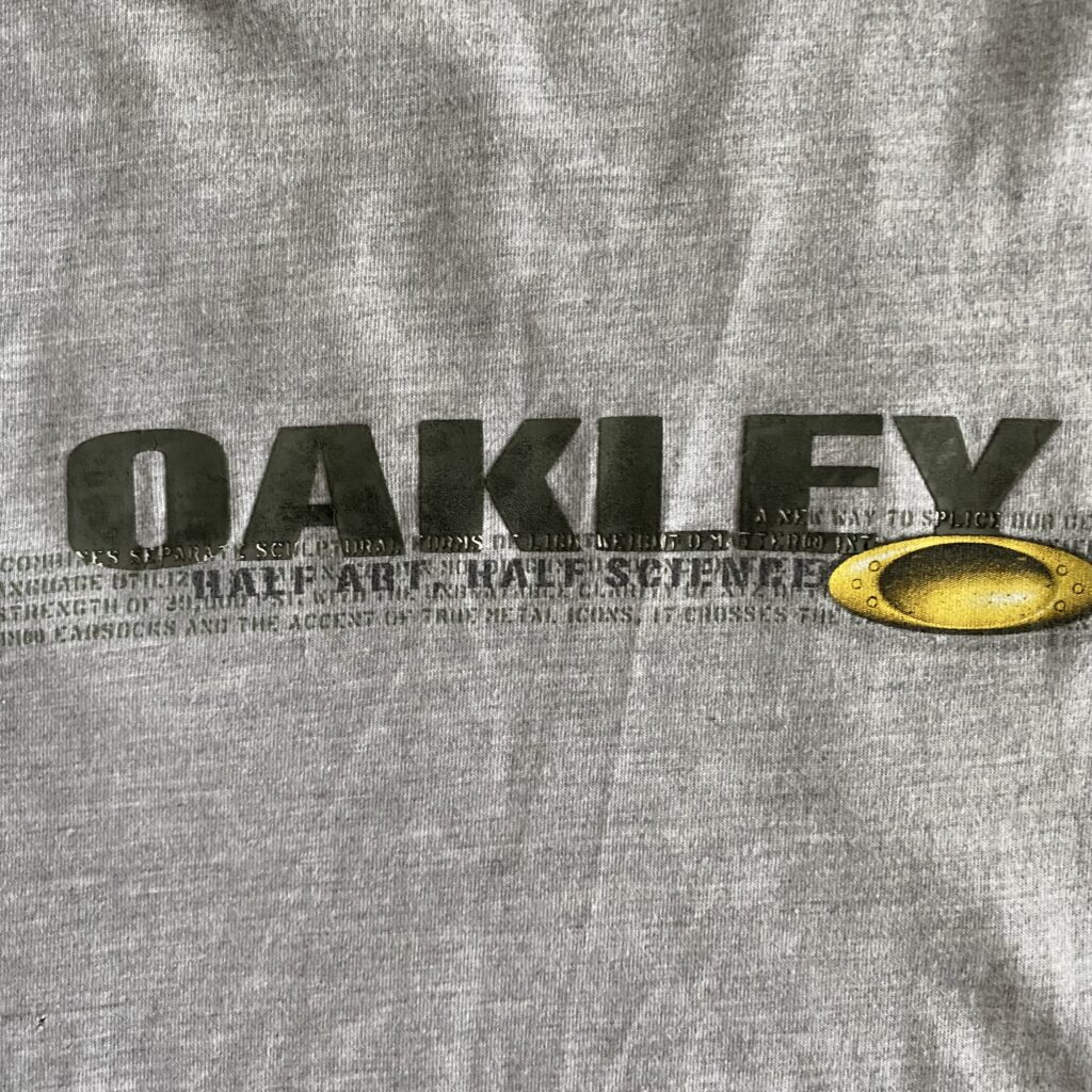 oakeley オークリー　90s　ロンT　ロゴ　デザイン