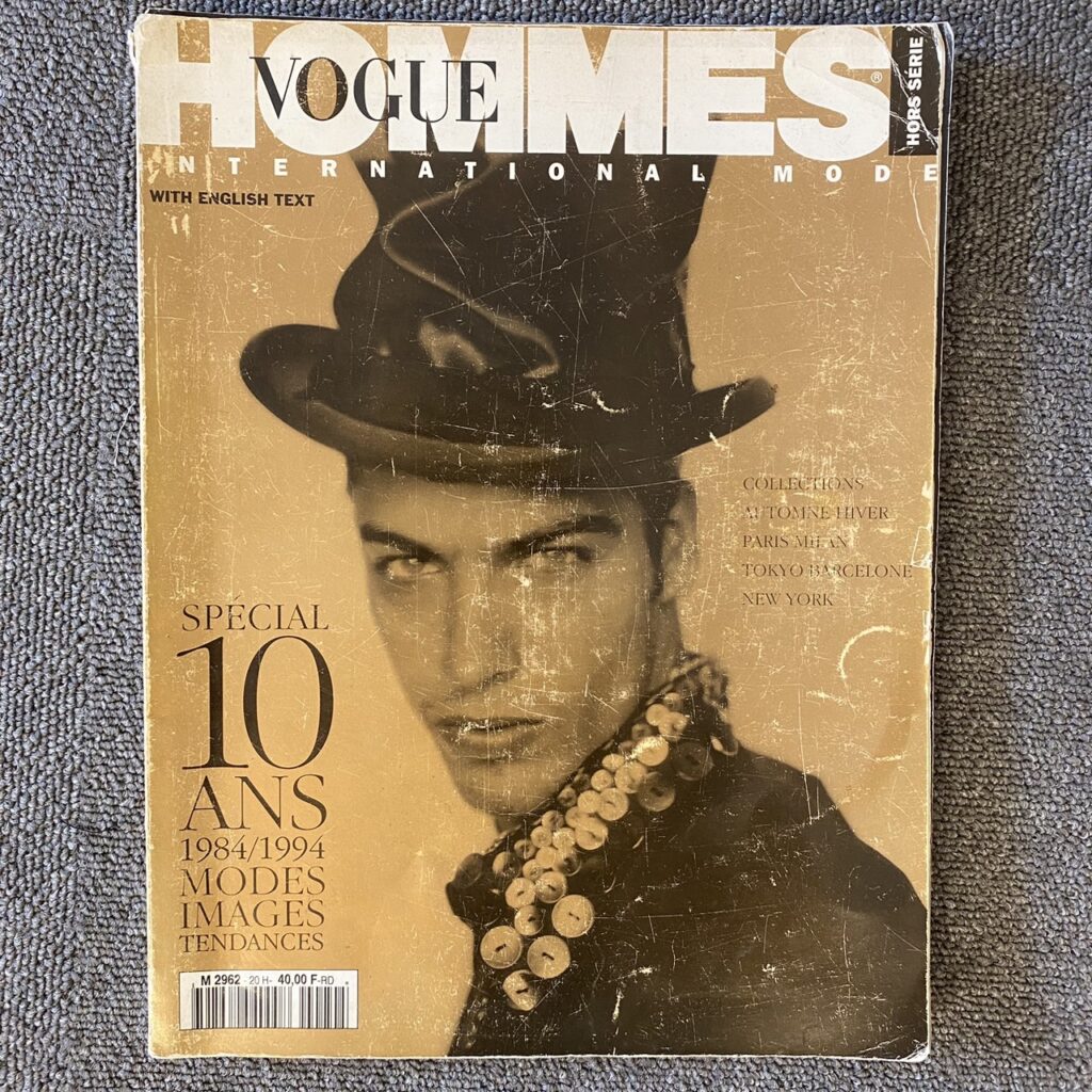 VOGUE HOMME International Mode Magazine 1994-95年 秋／冬号 kd lang Tシャツ
