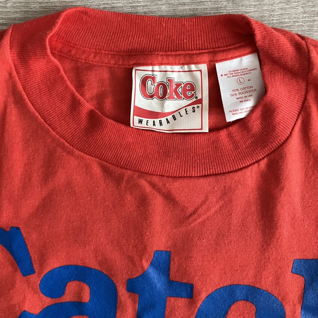 菅田将暉　t着用　コカ・コーラ　コカコーラ　Coca-Cola　coke Tシャツ　80s タグ