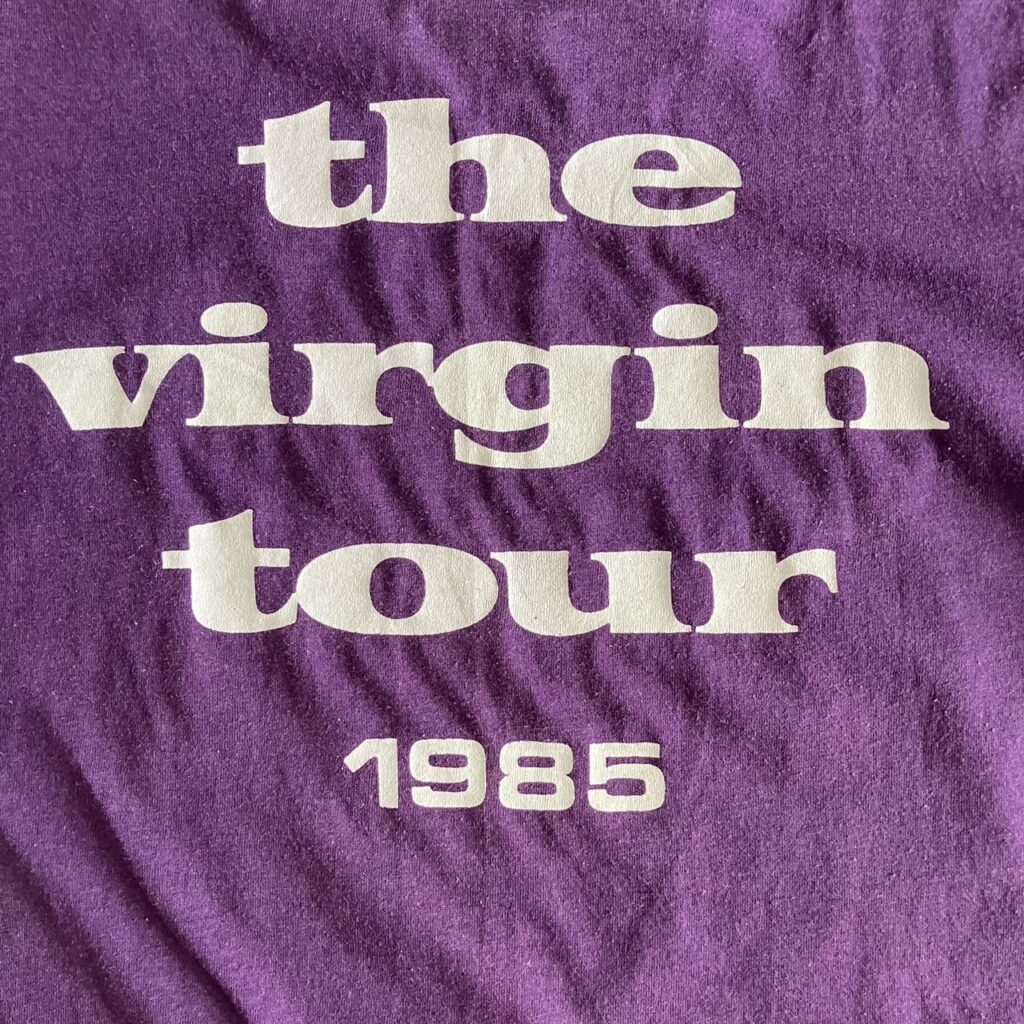 木村拓哉　キムタク　マドンナ　madonna Tシャツ　古着　1985　the virgin tour  ツアーTシャツ　80s