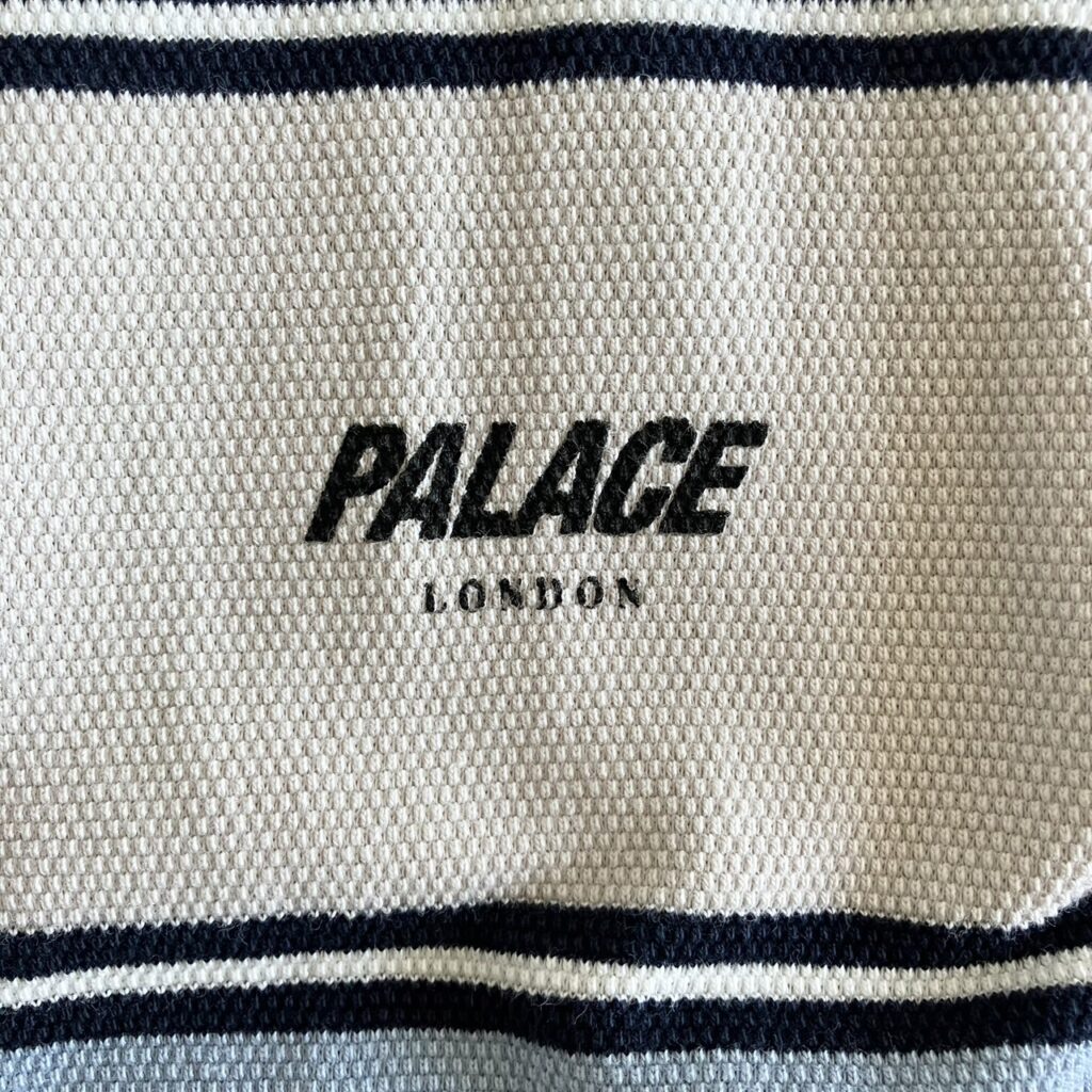 常田大希　着用　パレス　PALACE SKATEBOARD ストライプ　ブルー　ホワイト　水色　白　プルオーバー