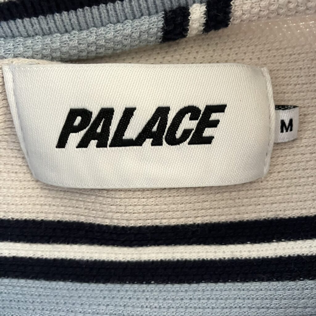 常田大希　着用　パレス　PALACE SKATEBOARD ストライプ　ブルー　ホワイト　水色　白　プルオーバー