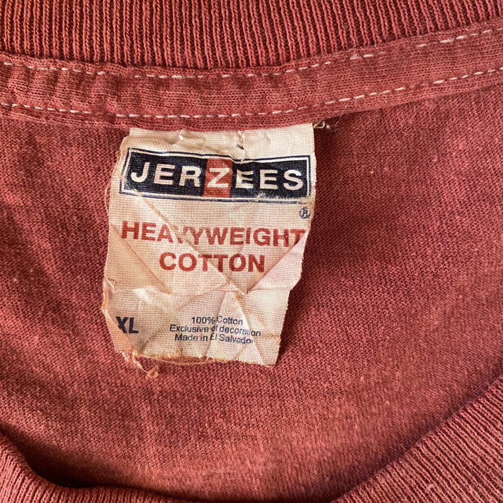 jerzees ジャージーズ タグ tag 年代 history