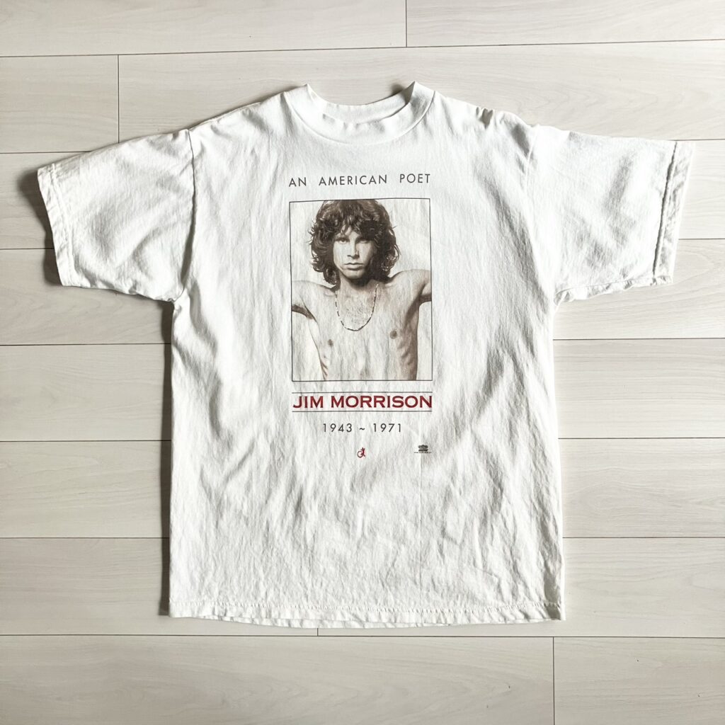 Jim Morrison, The Doors, 1990s, Tultex, バンドT 野村訓市 ジムモリソン