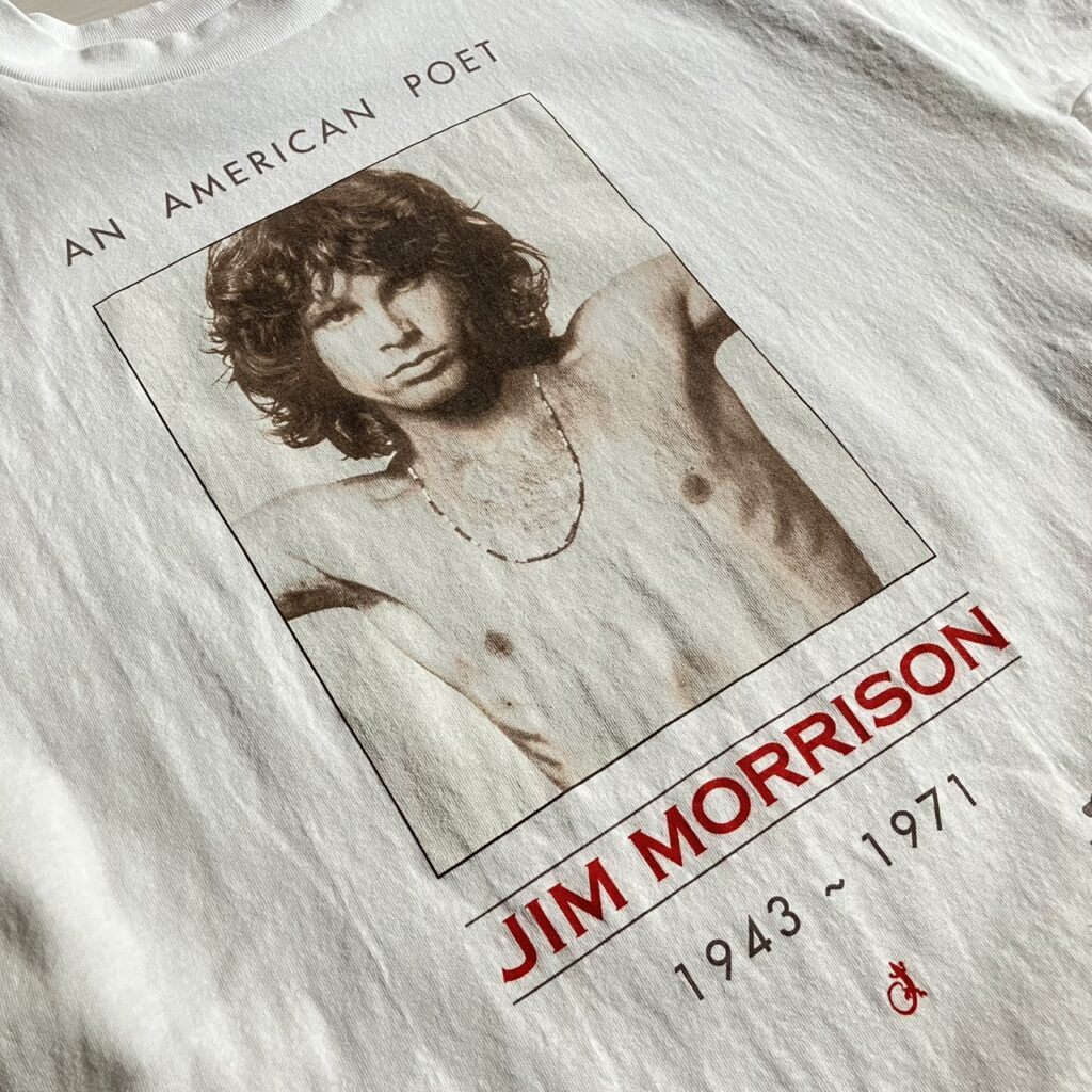Jim Morrison, The Doors, 1990s, Tultex, バンドT 野村訓市 ジムモリソン