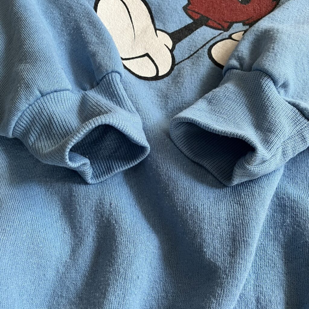 80s ディズニー　ミッキー　スウェット　白足ミッキー