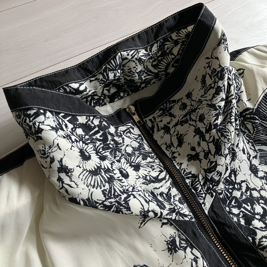 松村北斗 ストーンズ 私服 古着 Giacca 総柄 ナイロンジャケット ブルゾン