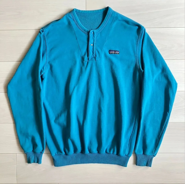 パタゴニア Patagonia ハーフボタンスウェット ヘンリーネック 90s 木村拓哉 キムタク 着用 ビューティフルライフ Beautiful Life