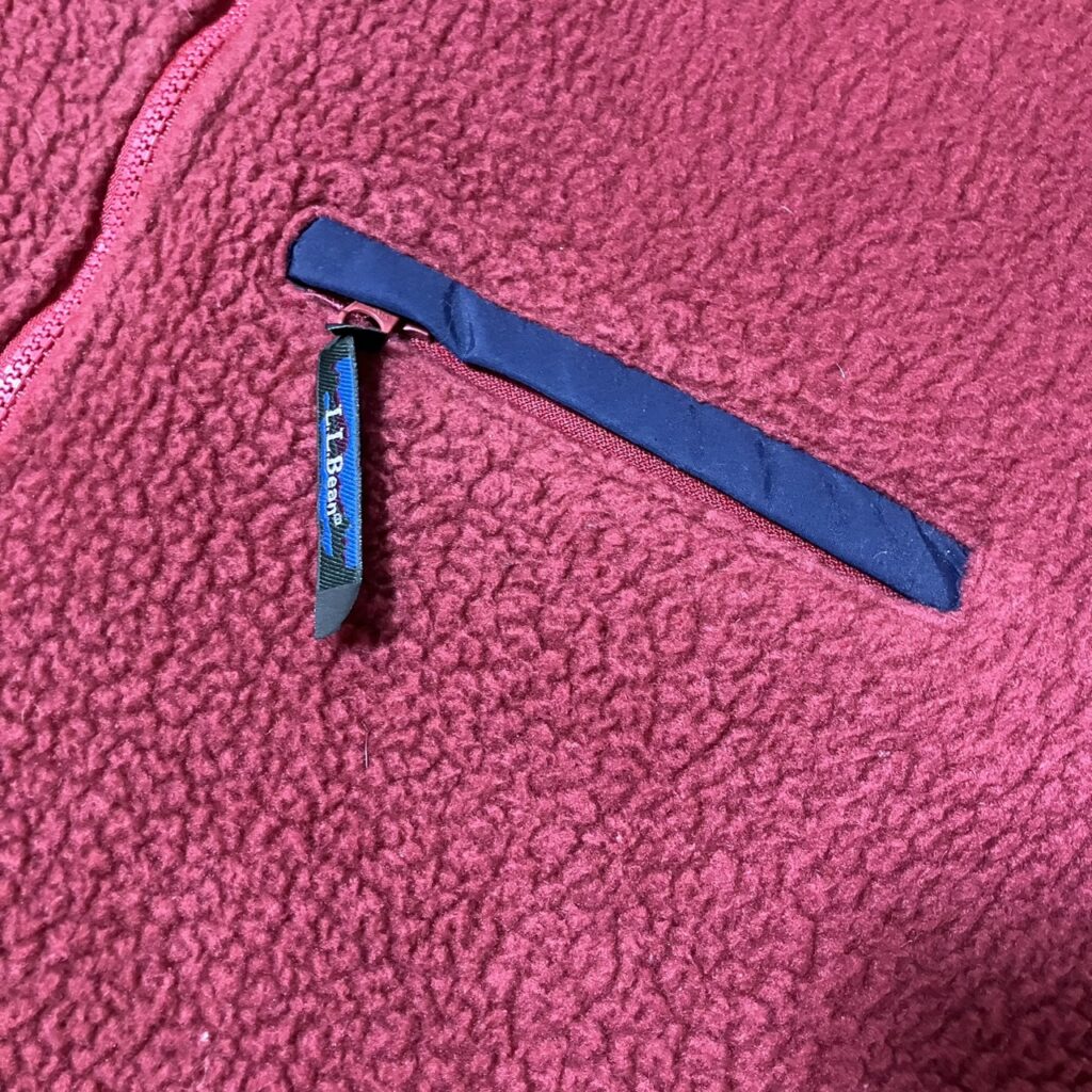 L.L.Bean llbean ll bean ハーフジップ フリース レッド 杉咲花 冬のなんかさ、春のなんかね 冬のさ春のね 90s