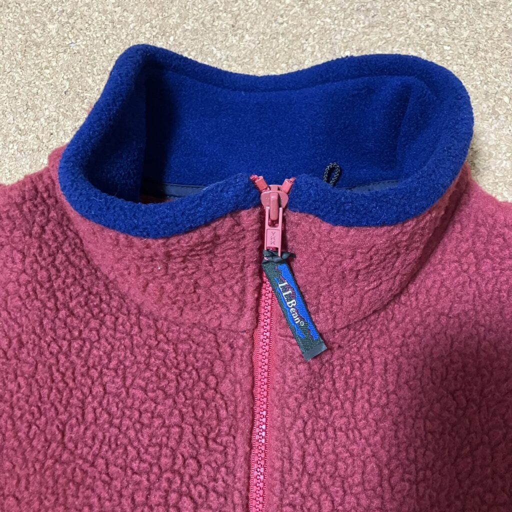 L.L.Bean llbean ll bean ハーフジップ フリース レッド 杉咲花 冬のなんかさ、春のなんかね 冬のさ春のね 90s
