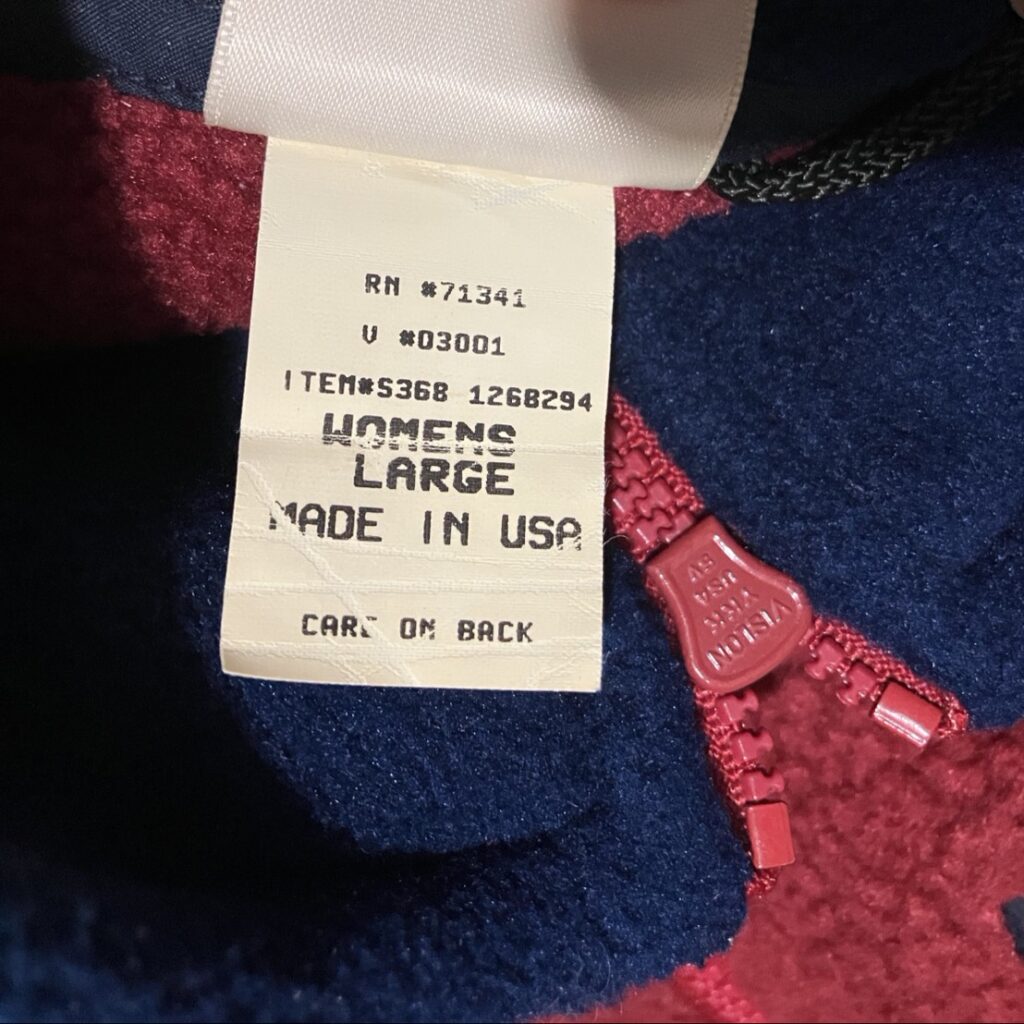 L.L.Bean llbean ll bean ハーフジップ フリース レッド 杉咲花 冬のなんかさ、春のなんかね 冬のさ春のね 90s