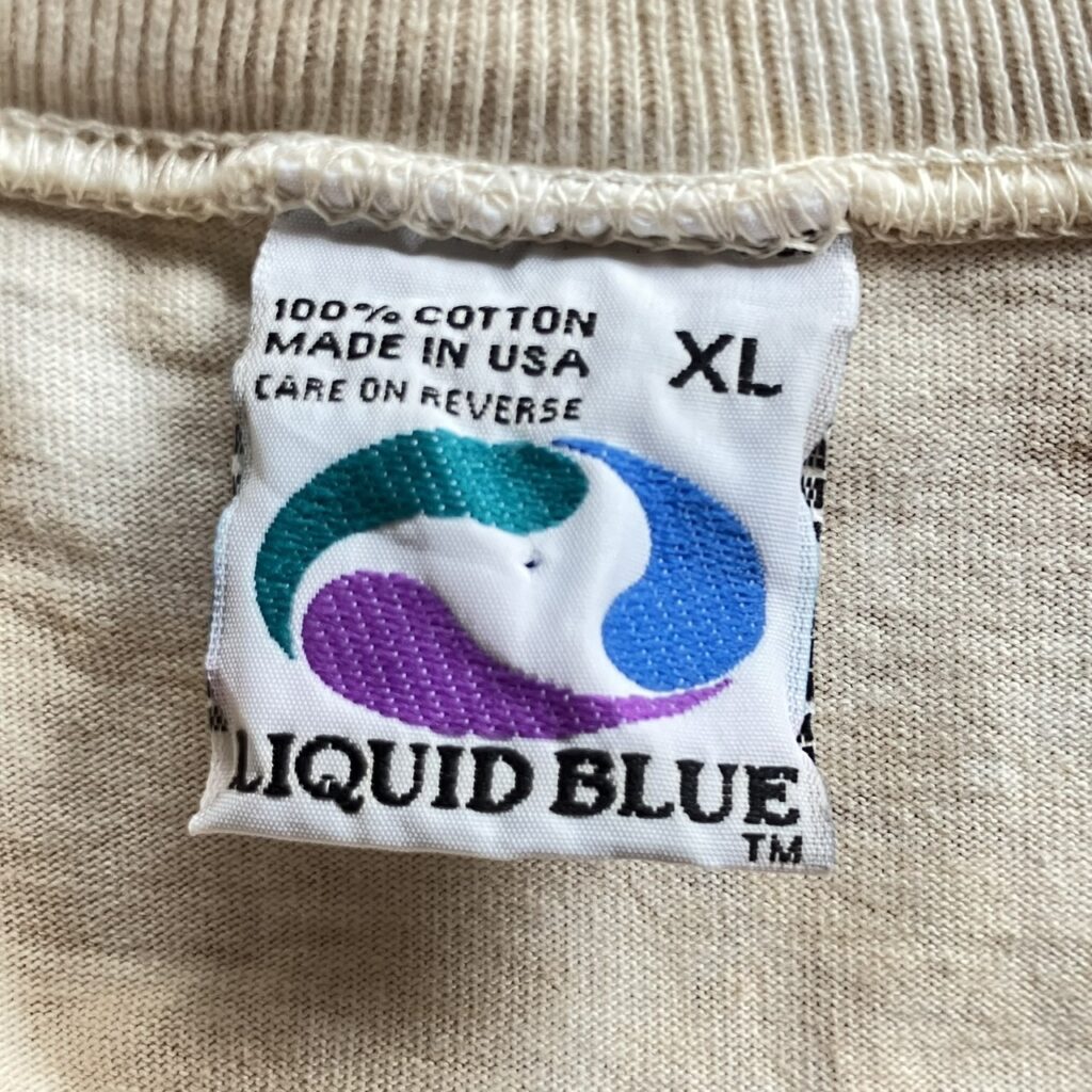 JESSE LIQUID BLUE リキッドブルー　Tシャツ　90s  ライオン　DEV LARGE