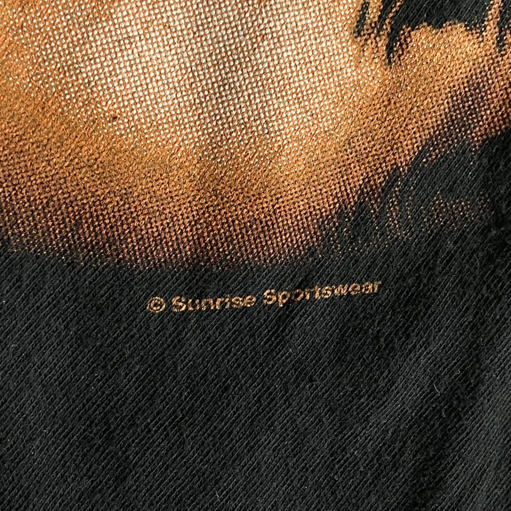 THIS MAN 大野　タイガー　Tシャツ　vintage 古着　虎　90s　00s　ブラック　コピーライト　Sunrise Sportswear  タグ　Caribbean Dream