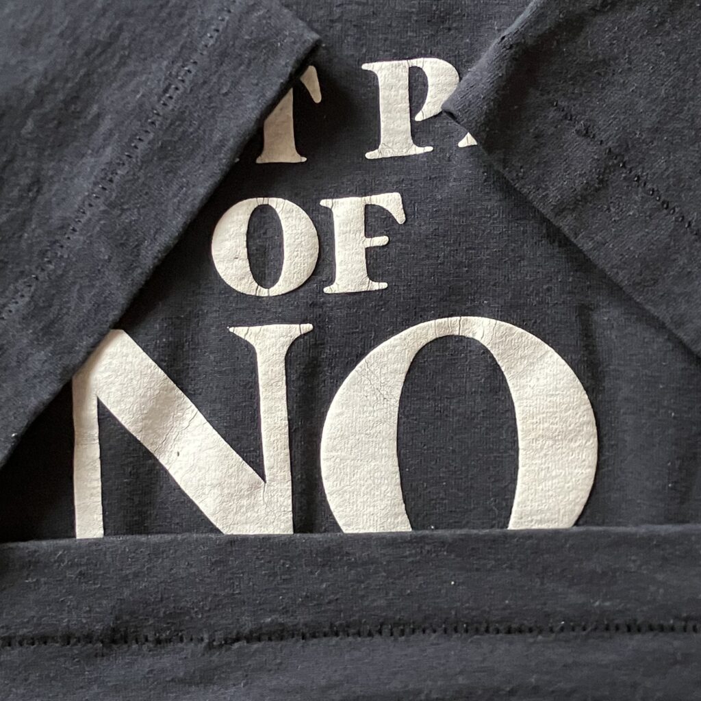 オモシーチャンネル 山田レン THIS MAN Tシャツ WHAT PART OF NO DIDN'T YOU UNDERSTAND? ブラック スクリーンスターズ ベルトン XL 80s 90s